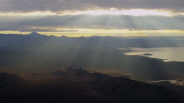 Islanda regione rocciosa di montagna — Video Stock