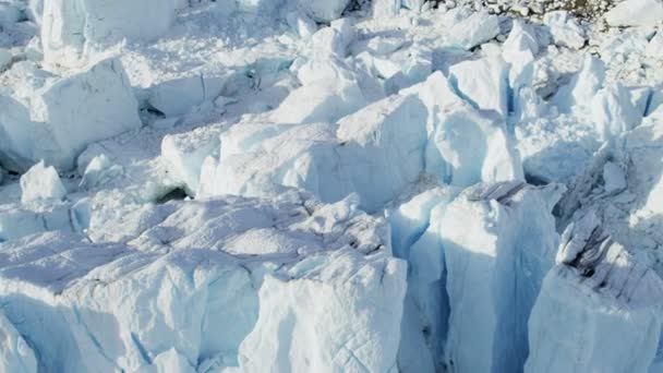 Groenland gletsjer arctic ice floes — Stockvideo