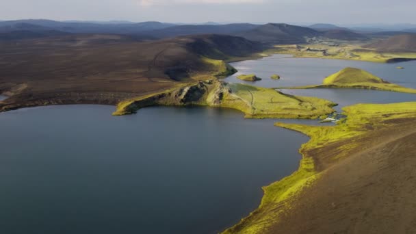 Paysage volcanique de l'Islande — Video