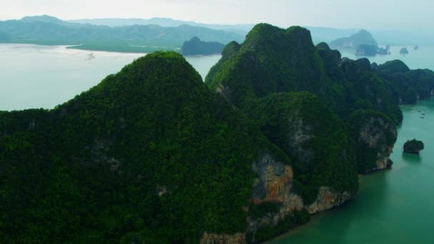 Parque Nacional Phang Nga na Tailândia — Vídeo de Stock