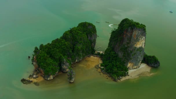 タイのアオ ・ パンガー湾国立公園 — ストック動画