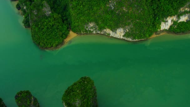 Ao Phang Nga National Park na Tailândia — Vídeo de Stock