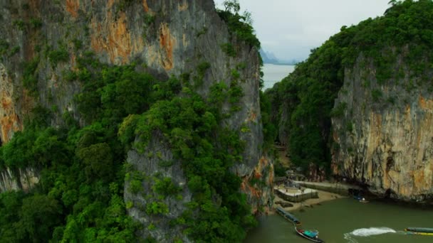 Parco nazionale di Ao Phang Nga in Thailandia — Video Stock