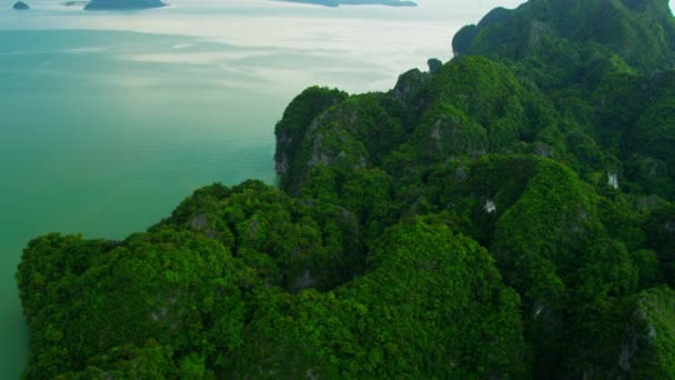 Ao Phang nga národní Park v Thajsku — Stock video