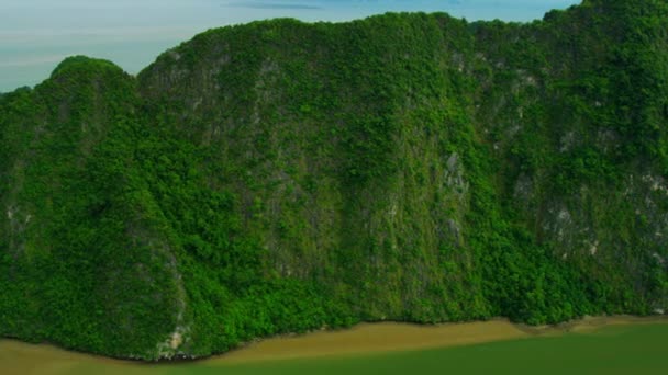 Phang nga bucht in thailand — Stockvideo