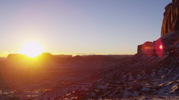 Monument Valley Navajo Tribal Park in Arizona — Stockvideo