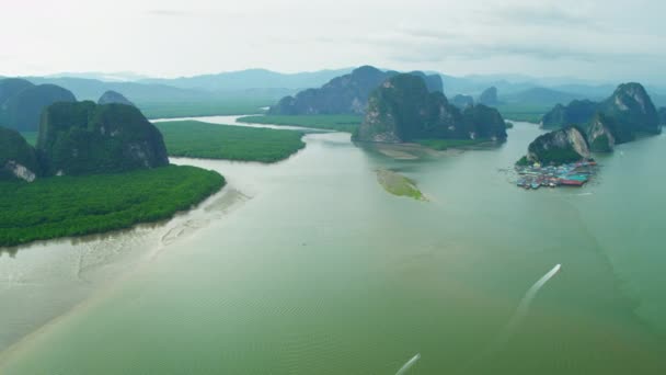 Провінція Phang Nga в Таїланді — стокове відео