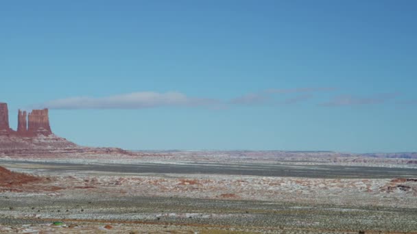 Památník kmene údolí Navajo v Arizoně — Stock video