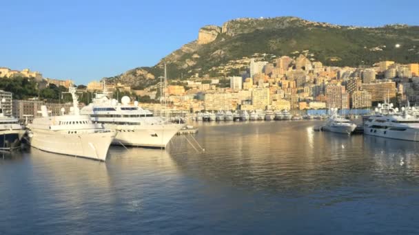 Vista aérea de Monte Carlo — Vídeo de Stock