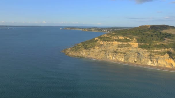 Wight Needles Alum Bay litoral — Vídeo de Stock