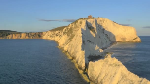 Linia brzegowa igły Isle of Wight — Wideo stockowe