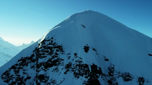 Eiger ελβετική Grindelwald ροκ — Αρχείο Βίντεο