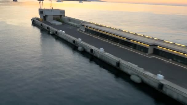 Port de Monte Carlo avec des yachts de luxe — Video