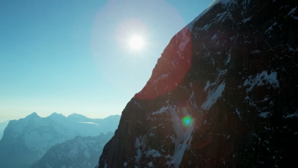 Rock de Grindelwald Suíça Eiger — Vídeo de Stock