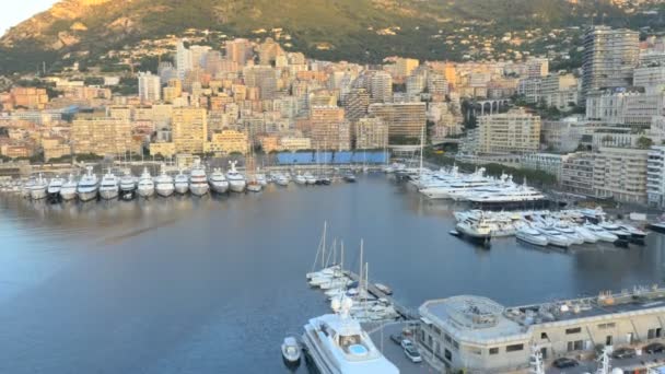 Vista aérea de Monte Carlo — Vídeo de Stock