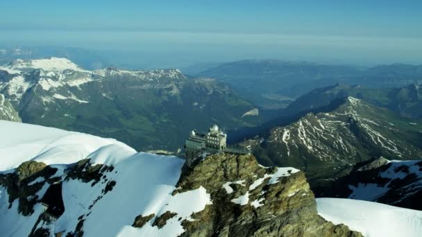 Vista aérea do Observatório da Esfinge — Vídeo de Stock