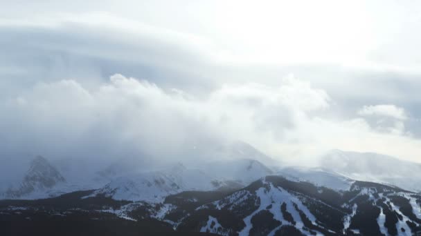 브 레 켄 릿지 산맥 경치 cloudscape — 비디오