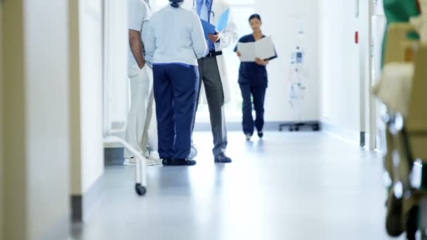 Personnel médical travaillant dans un centre médical — Video