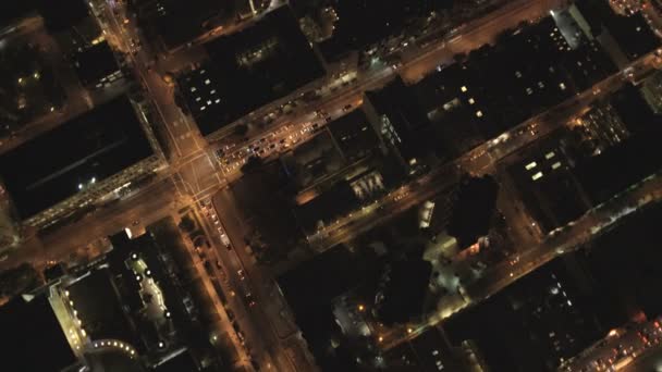 Wolkenkratzer, Dächer und Straßen in San Francisco — Stockvideo