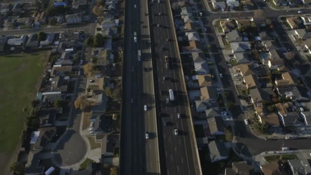 Ruchu drogowego Flyover w San Francisco — Wideo stockowe