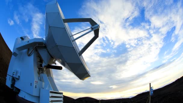 Великий Острів Гаваях космічна обсерваторія — ультрафіолет — стокове відео