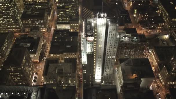 Skyskrapor, hustak och staden gatorna i San Francisco — Stockvideo