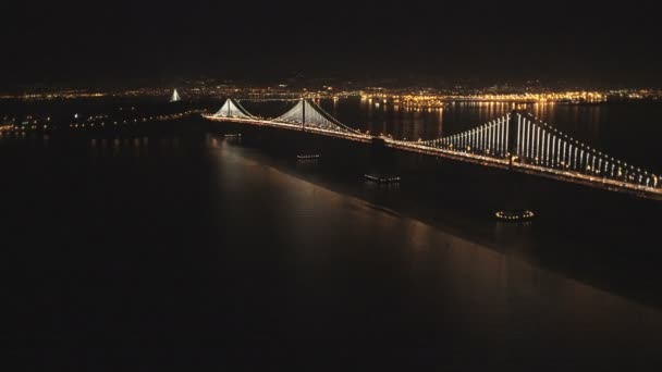 Nya Oakland Bay Bridge i San Francisco — Stockvideo