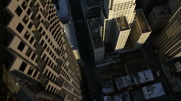 Wolkenkratzer, Dächer und Straßen in San Francisco — Stockvideo