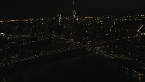 ニューヨークの夜 — ストック動画