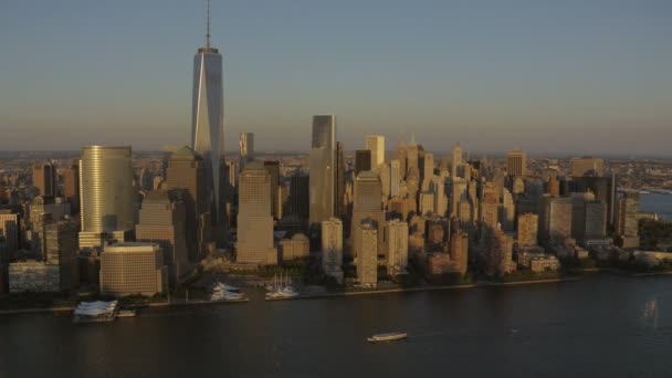 ニューヨーク市の空中風景 — ストック動画