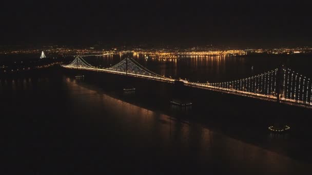 Nový Oakland Bay Bridge v San Franciscu — Stock video