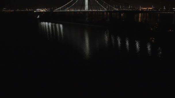 Nya Oakland Bay Bridge i San Francisco — Stockvideo