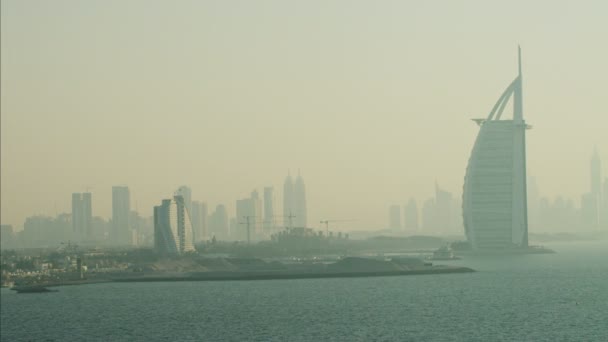 Το Burj al Arab 7 αστέρια Ξενοδοχεία για: Ντουμπάι — Αρχείο Βίντεο