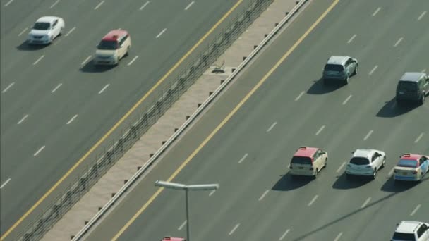 Miasta Dubai Szejk zayed droga — Wideo stockowe