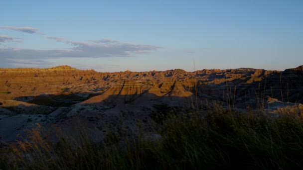 American Badlands vivid Canyon — Stok Video