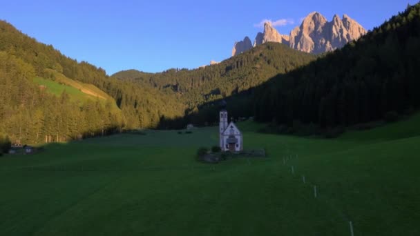 St Johann chapel, Italy — Stock Video