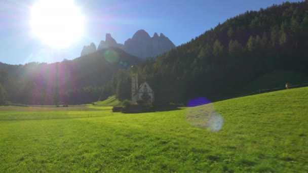 St johann kapelle, alto adige — Stockvideo