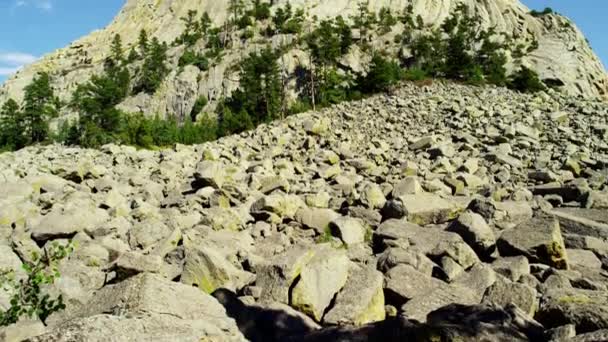 Torre del diablo, wyoming — Vídeo de stock