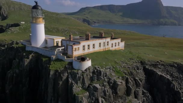 Neist Lighthouse, Scotland — Stock Video