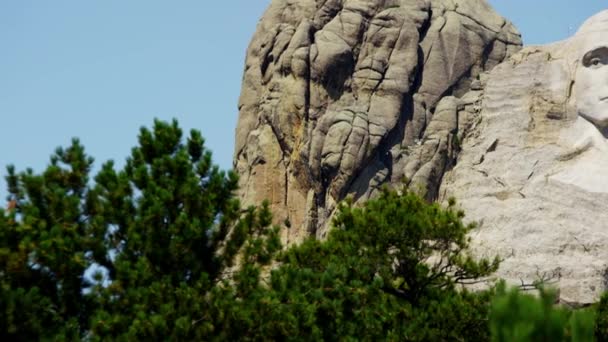 Ulusal Anıtı Rushmore Dağı — Stok video