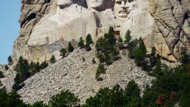 Nationales Denkmal für Rushmore — Stockvideo