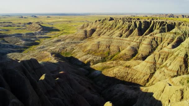 Amerykańskim Badlands żywe Canyon — Wideo stockowe