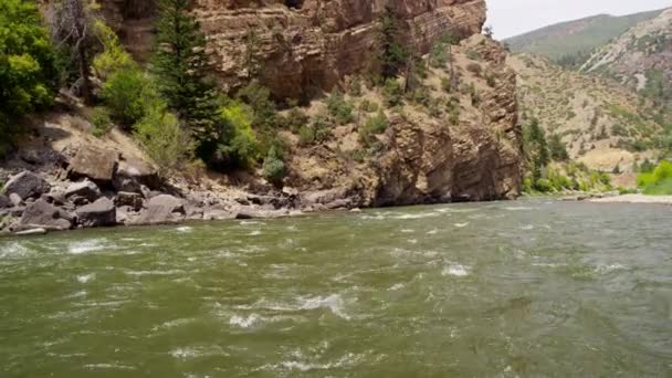 Canyon del fiume Colorado e natura — Video Stock