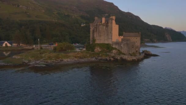 Eilean Donan Kalesi Loch Duich, İskoçya — Stok video