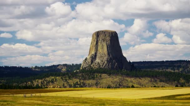 Ördögök torony, wyoming — Stock videók