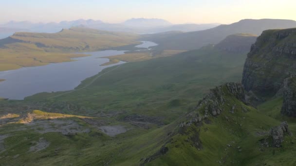 Vecchio di Storr, cresta trotternola — Video Stock