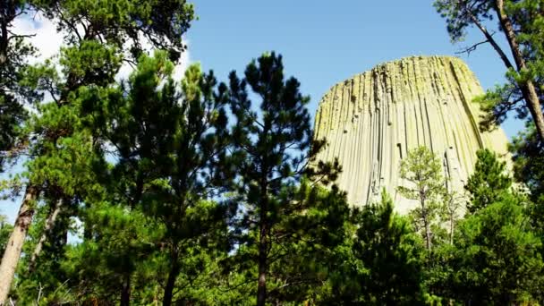 Torre dos Demónios, Wyoming — Vídeo de Stock