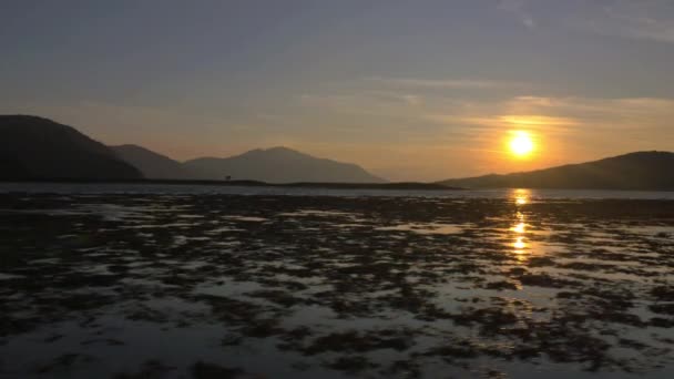 Loch Duich dağ manzara, İskoçya — Stok video