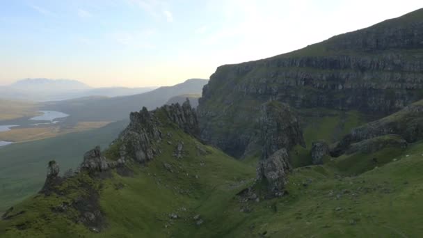 Trotternish リッジ、オールドマン オブ ストー — ストック動画