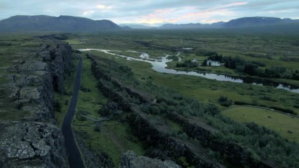 Εθνικό πάρκο pingvellir — Αρχείο Βίντεο